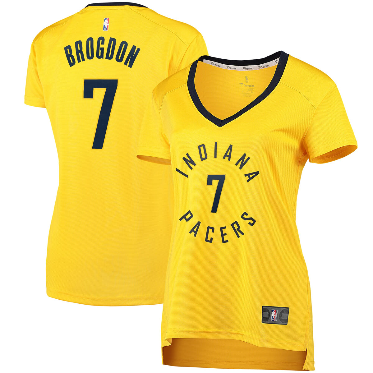 Malcolm Brogdon Indiana Pacers Fanatics Branded Women's Fast Break Replica Jersey Gold - Statement Edition