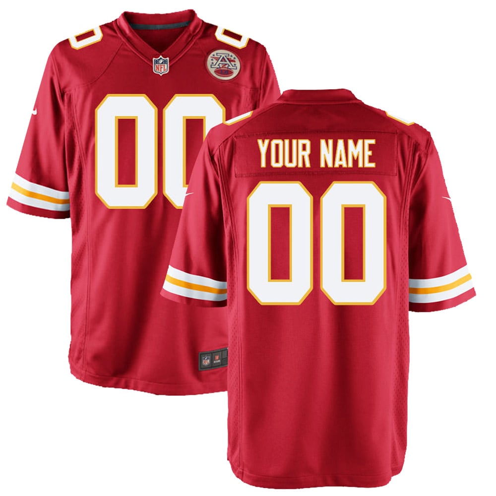 Kansas City Chiefs Nike Youth Custom Game Jersey   Red