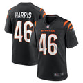 Men s Nike Clark Harris Black Cincinnati Bengals Game Jersey