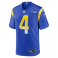Men s Nike Jordans Fuller Royal Los Angeles Rams Game Player Jersey
