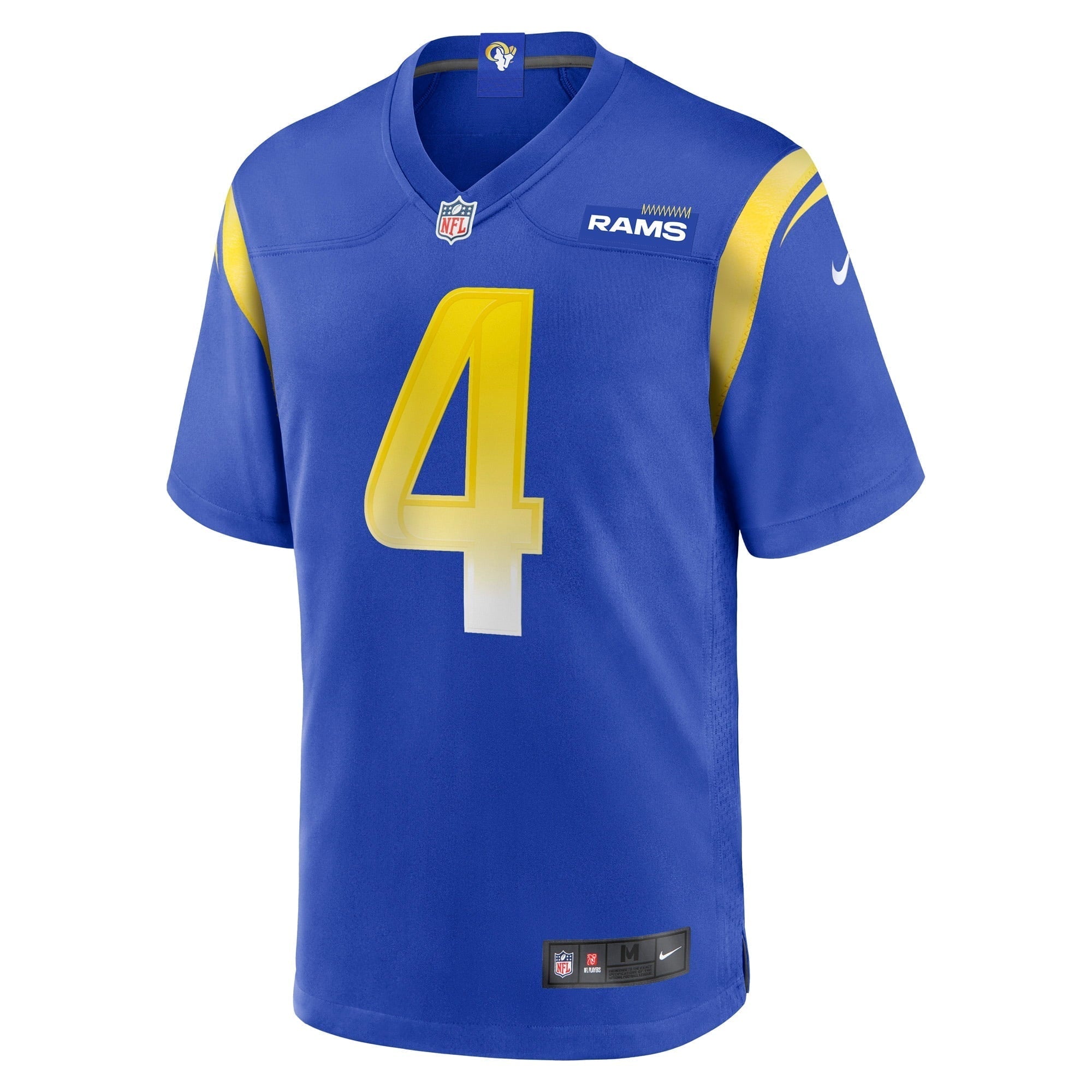 Men s Nike Jordans Fuller Royal Los Angeles Rams Game Player Jersey