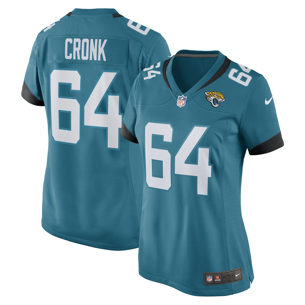Coy Cronk Jacksonville Jaguars Nike Women s Game Player Jersey   Teal