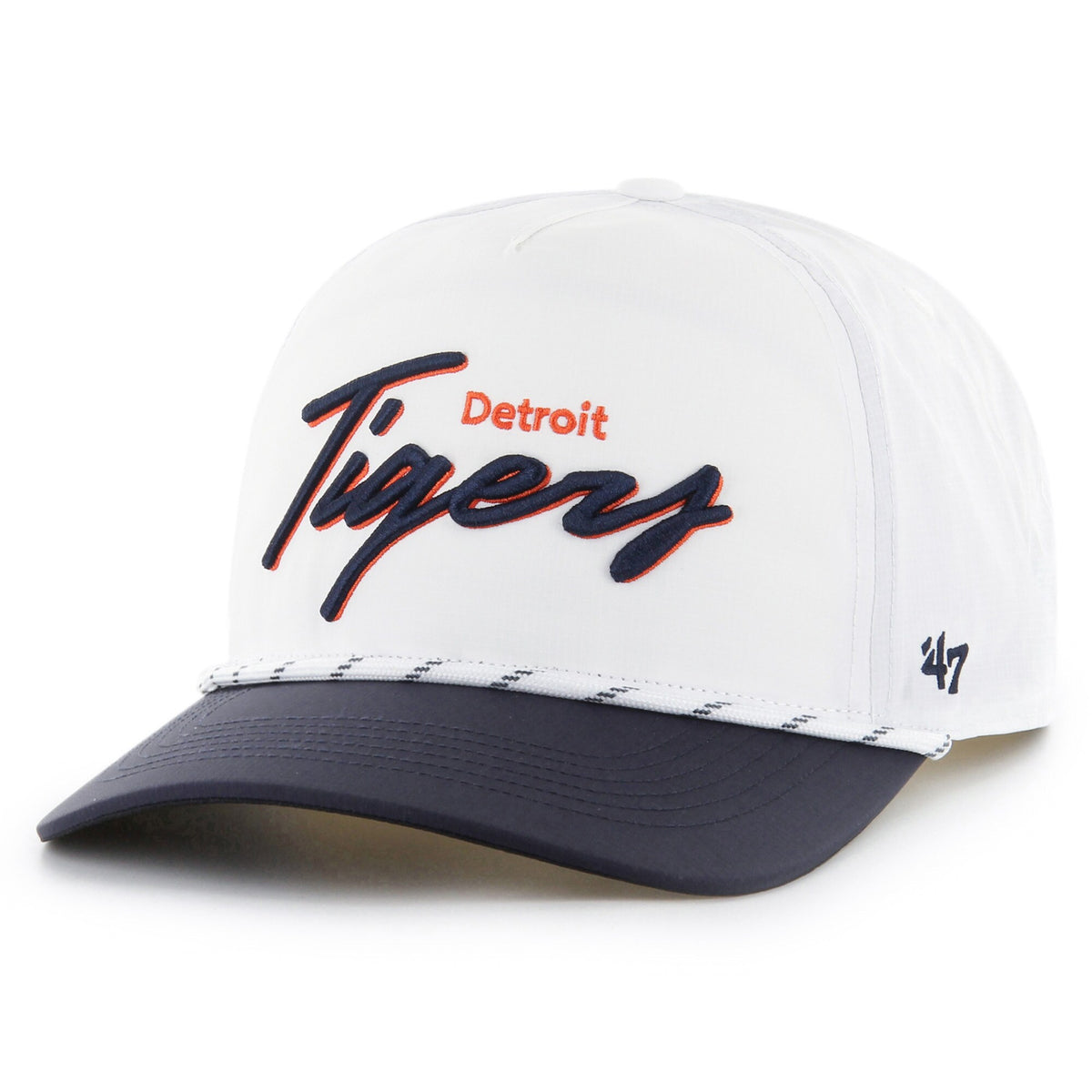Detroit Tigers '47 Chamberlain Hitch Adjustable Hat - White