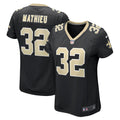 Women s Nike Tyrann Mathieu Black New Orleans Saints Game Jersey