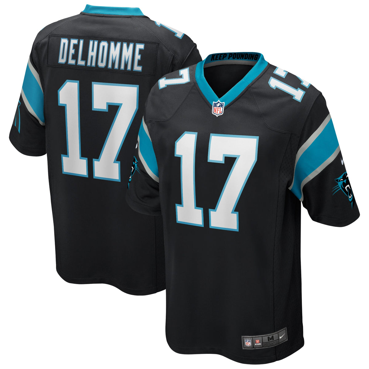 Jake Delhomme Carolina Panthers Nike Game Retired Player Jersey   Black