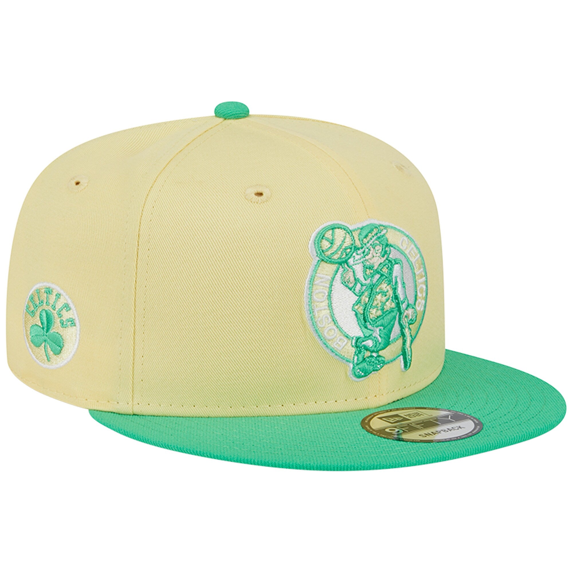 Boston Celtics New Era 9FIFTY Hat - Yellow/Green