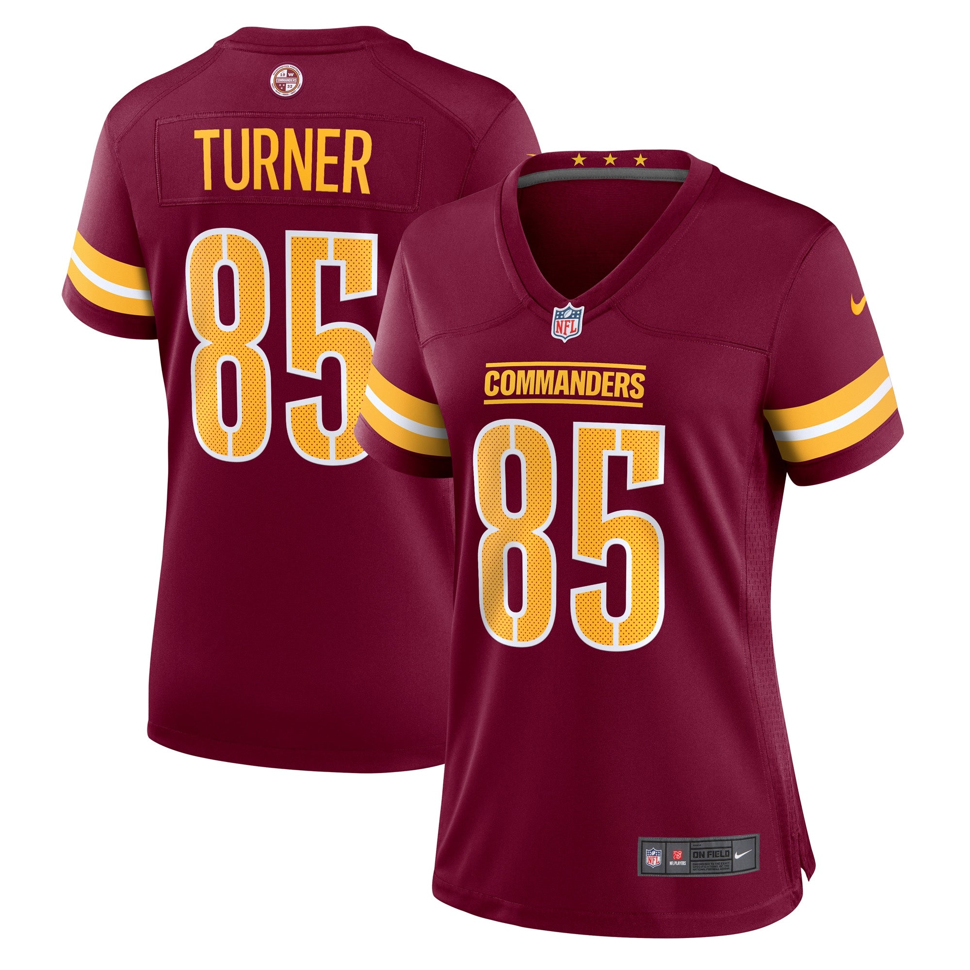 Cole Turner Washington Commanders Nike Women s Player Game Jersey   Burgundy