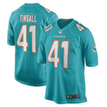 Channing Tindall Miami Dolphins Nike Game Player Jersey   Aqua