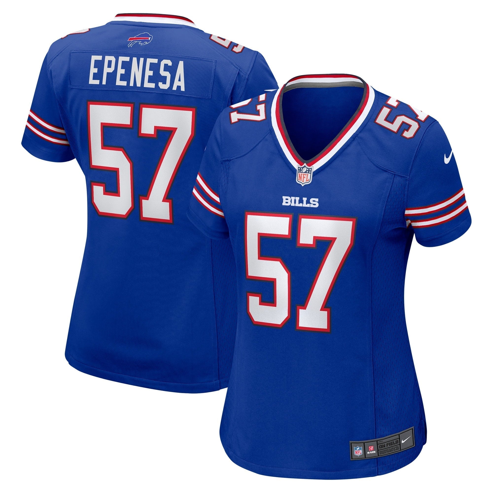 Women s Nike A.J. Epenesa Royal Buffalo Bills Game Jersey