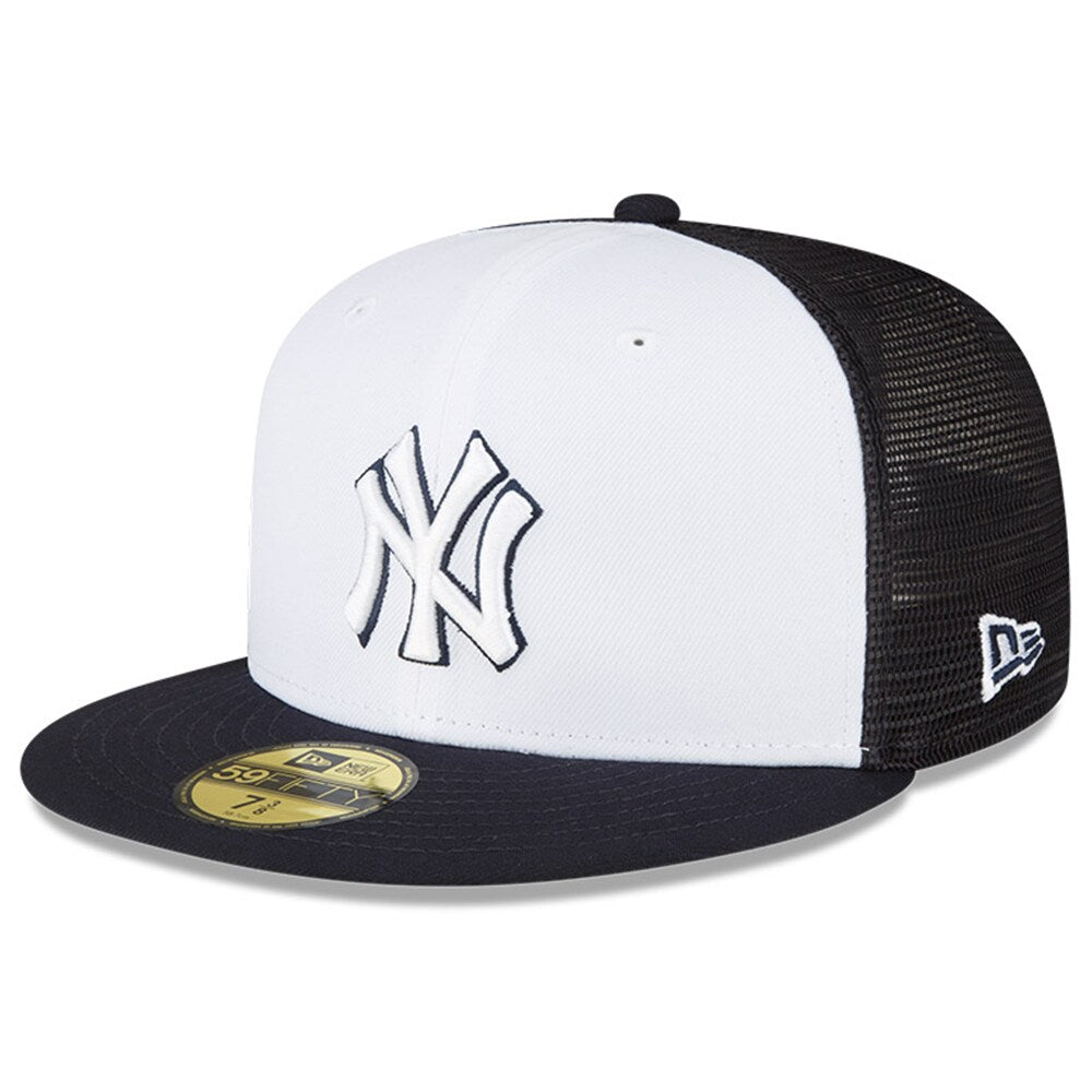 New York Yankees New Era 2023 On-Field Batting Practice 59FIFTY Fitted Hat - White/Navy