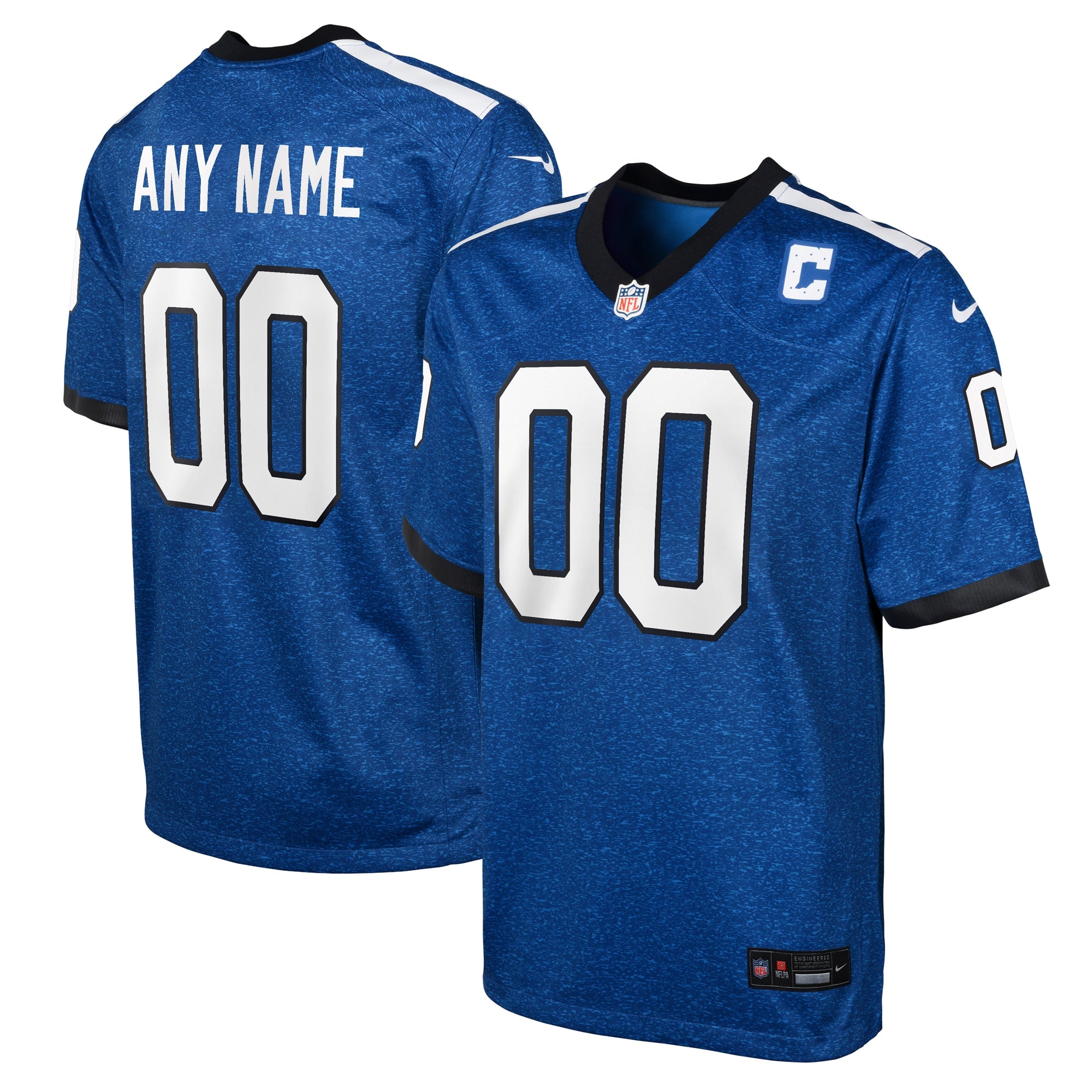 Indianapolis Colts Nike Youth Indiana Nights Alternate Custom Game Jersey   Blue
