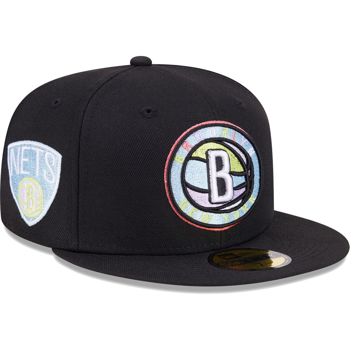 Brooklyn Nets New Era Color Pack 59FIFTY Fitted Hat - Black