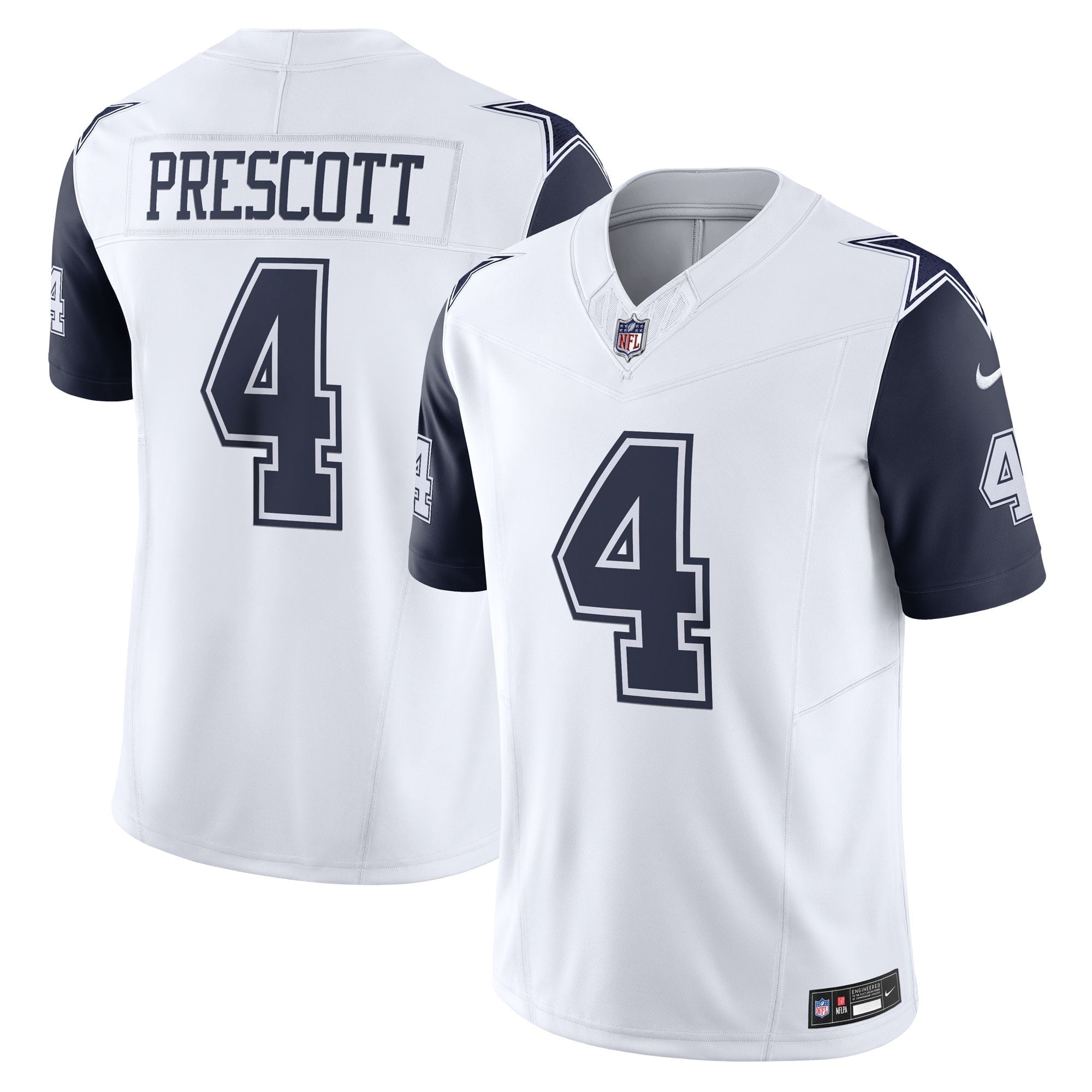 Men s Nike Dak Prescott White Dallas Cowboys Vapor F.U.S.E. Limited Jersey