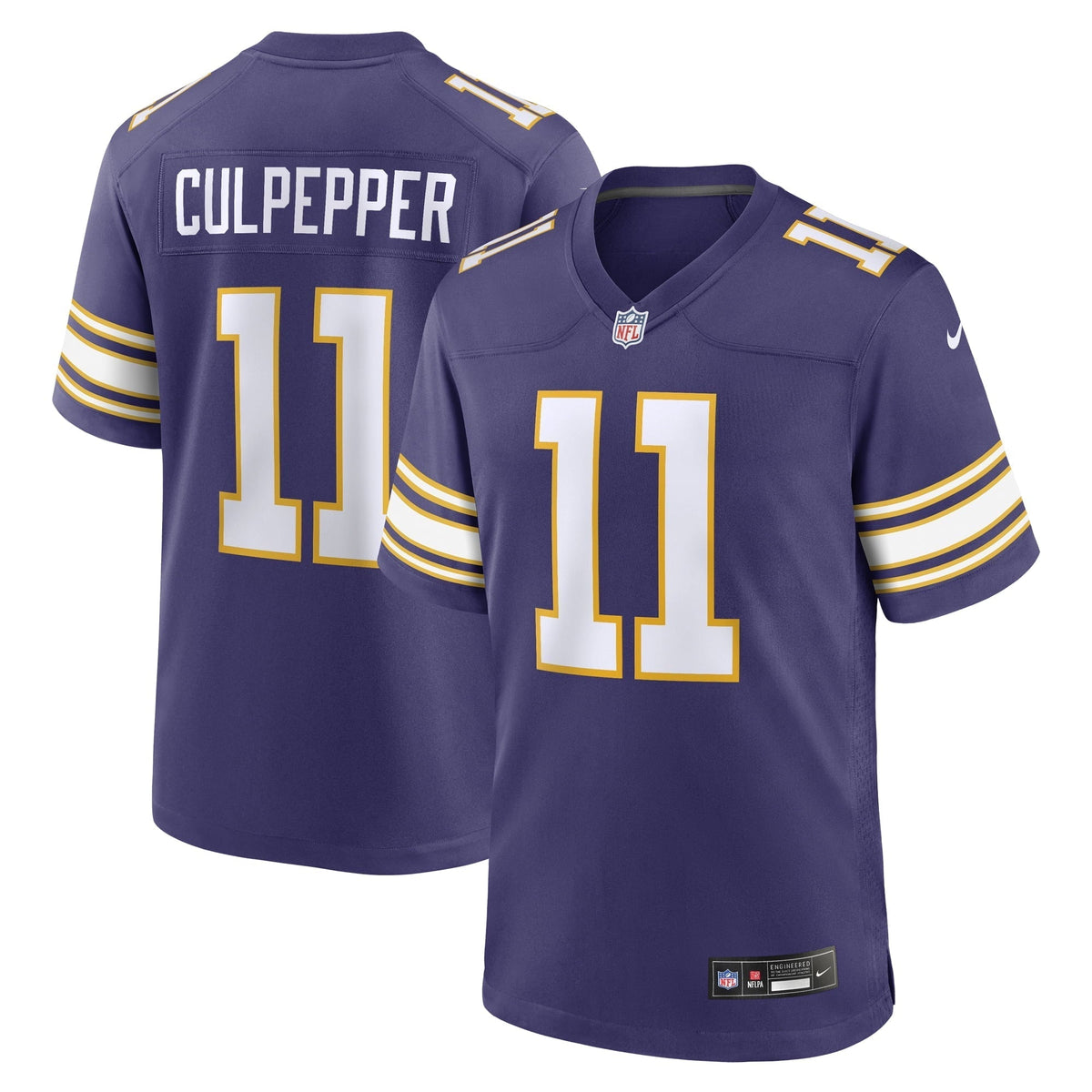Men s Nike Daunte Culpepper Purple Minnesota Vikings Classic Retired Player Game Jersey
