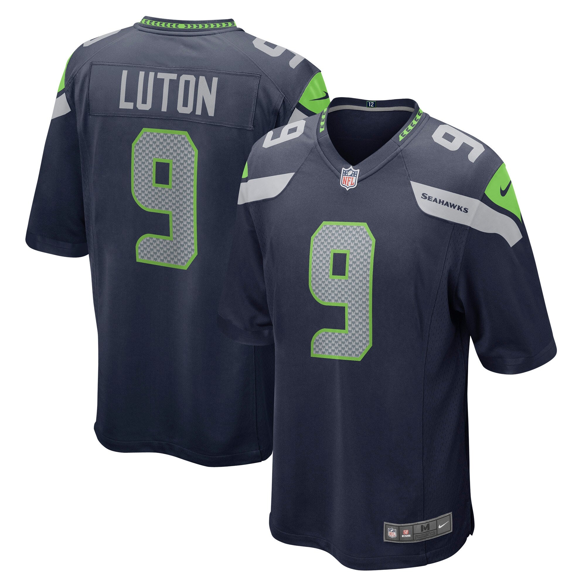 Jake Luton Seattle Seahawks Nike Game Player Jersey College Navy