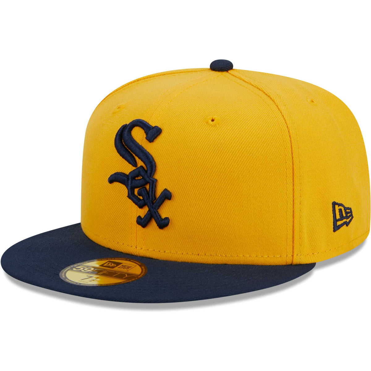 Chicago White Sox New Era Two-Tone Color Pack 59FIFTY Fitted Hat - Gold