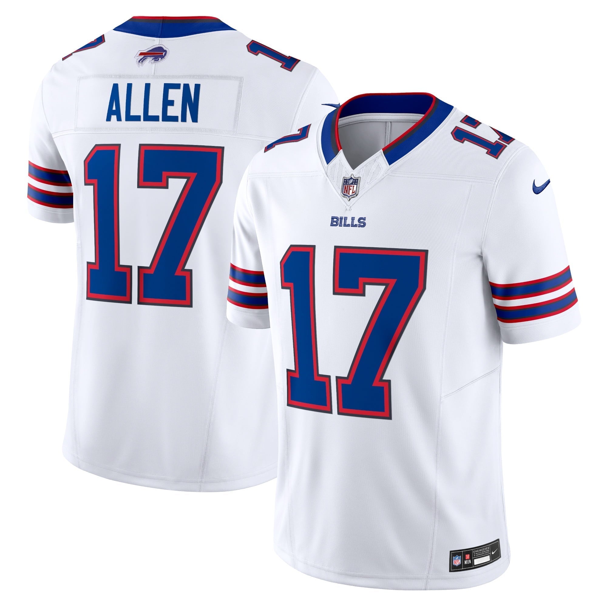 Men s Nike Josh Allen White Buffalo Bills Vapor F.U.S.E. Limited Jersey
