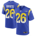 Men s Nike Terrell Burgess Royal Los Angeles Rams Game Jersey