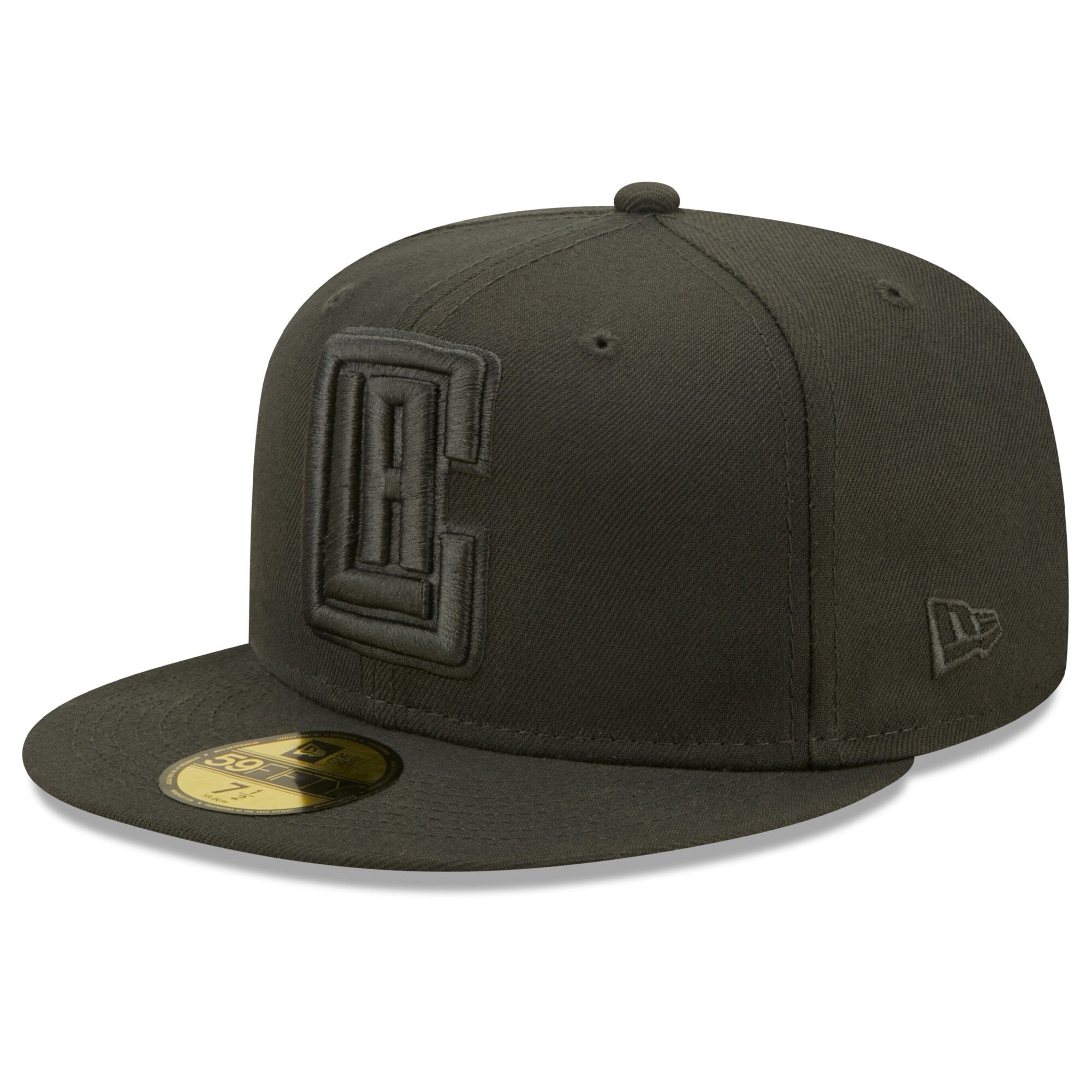 LA Clippers New Era Steel Clouds Color Pack 59FIFTY Fitted Hat - Charcoal