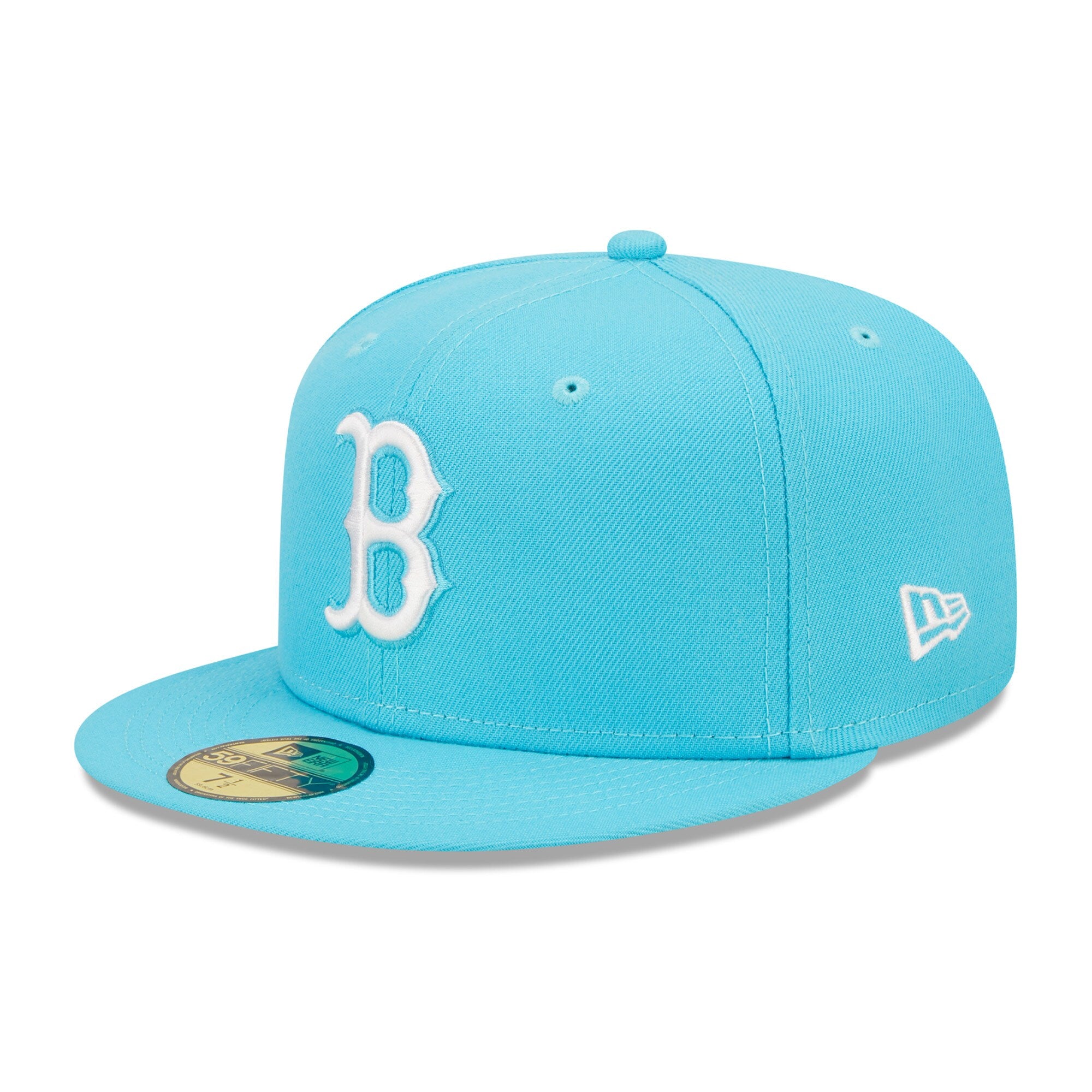 Boston Red Sox New Era Vice Highlighter Logo 59FIFTY Fitted Hat - Blue