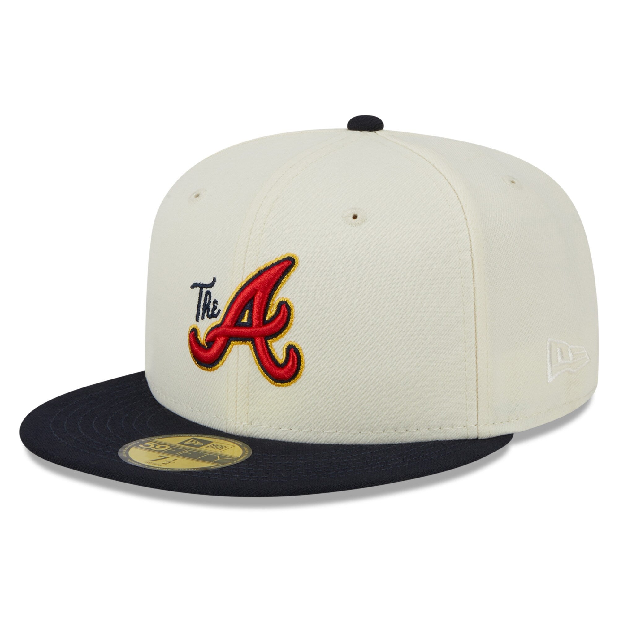 Atlanta Braves New Era Cooperstown Collection Retro City 59FIFTY Fitted Hat - White