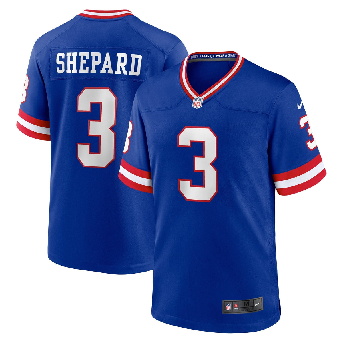 Men s Nike Sterling Shepard Royal New York Giants Classic Player Game Jersey
