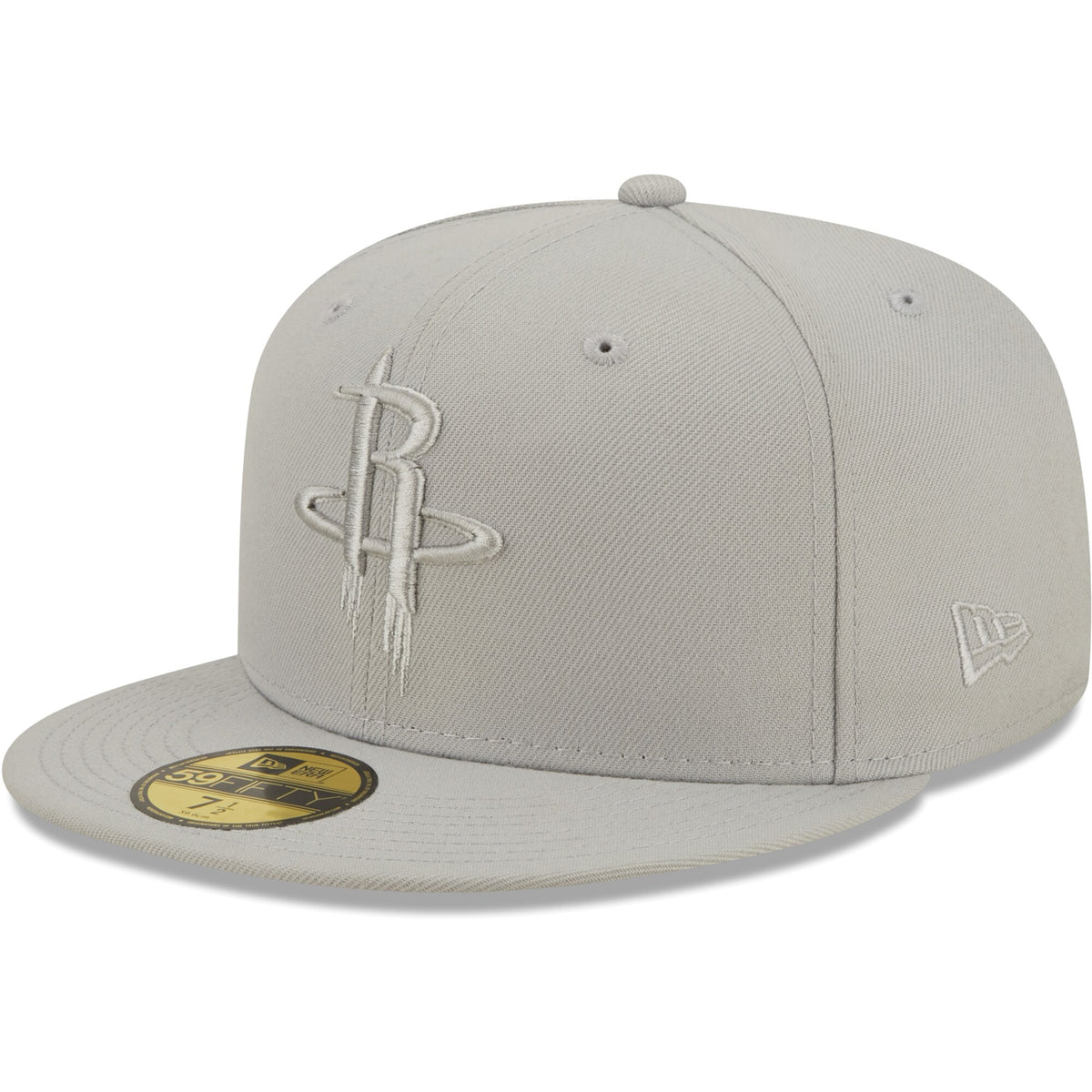 Houston Rockets New Era Logo Color Pack 59FIFTY Fitted Hat - Gray