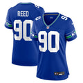 Jarran Reed Seattle Seahawks Nike Women s Throwback Player Game Jersey Royal