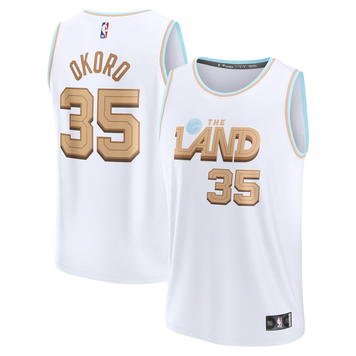 Men's Fanatics Branded White Cleveland Cavaliers 2022/23 Fastbreak Jersey - City Edition