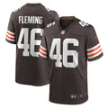 Don Fleming Cleveland Browns Nike Retired Player Jersey   Brown