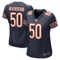 Women s Nike Sterling Weatherford Navy Chicago Bears Game Player Jersey