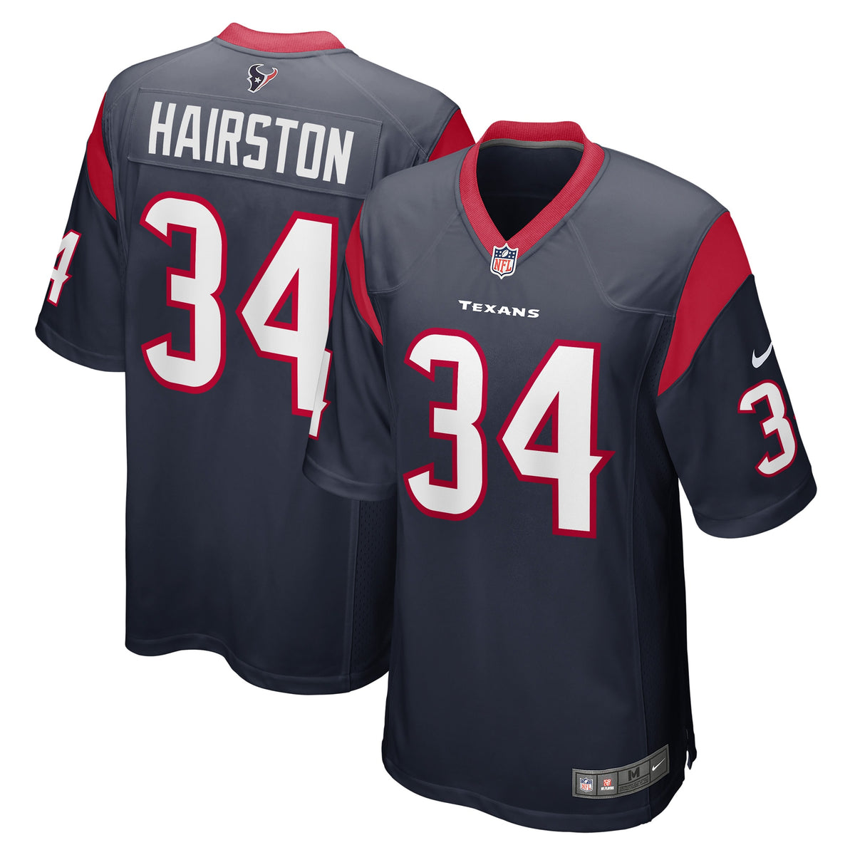 Troy Hairston Houston Texans Nike Game Player Jersey   Navy