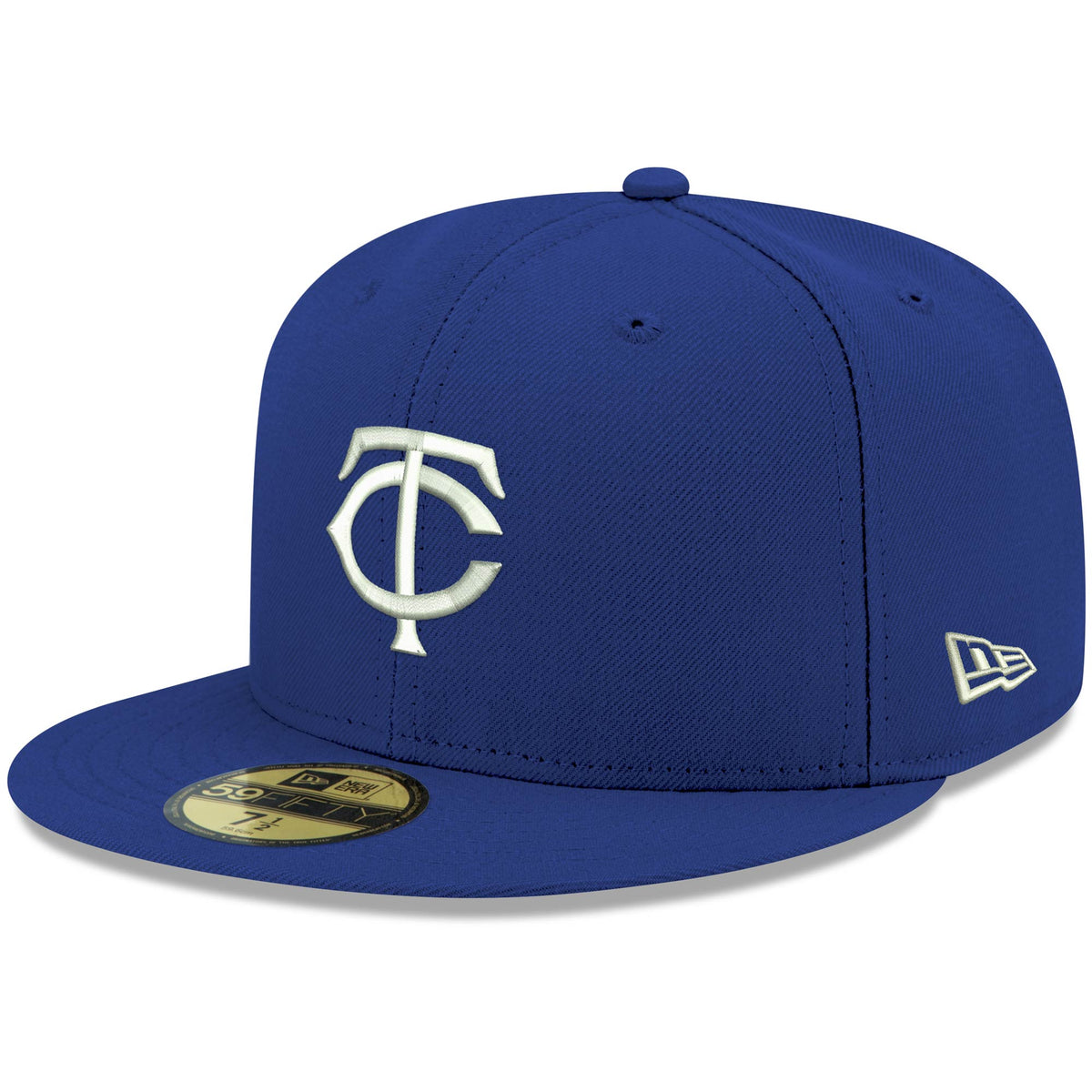 Minnesota Twins New Era White Logo 59FIFTY Fitted Hat - Royal