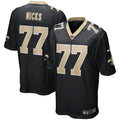 Carl Nicks New Orleans Saints Nike Game Retired Player Jersey   Black