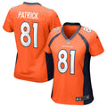 Women s Nike Tim Patrick Orange Denver Broncos Game Jersey