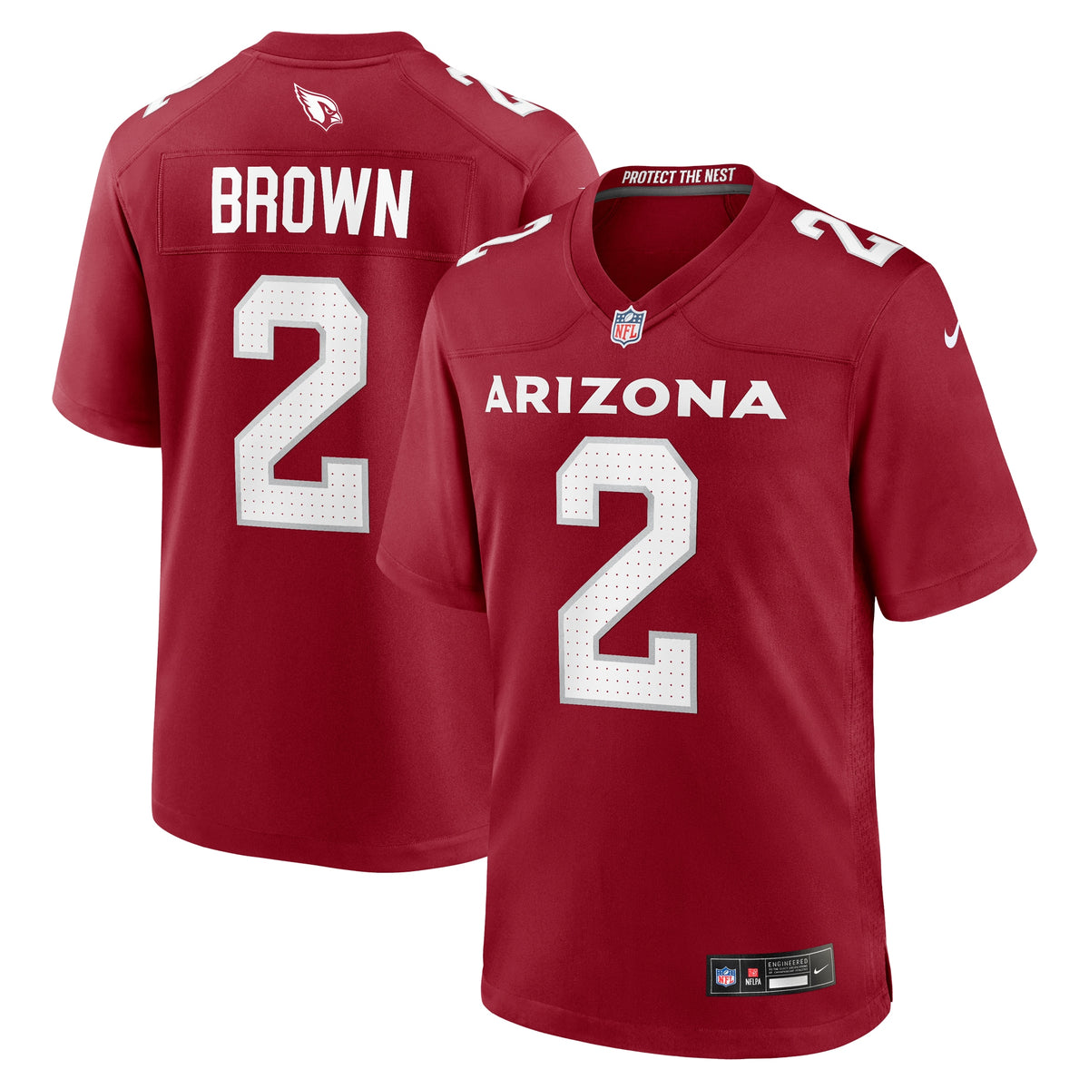Marquise Brown Arizona Cardinals Nike Home Game Jersey   Cardinal