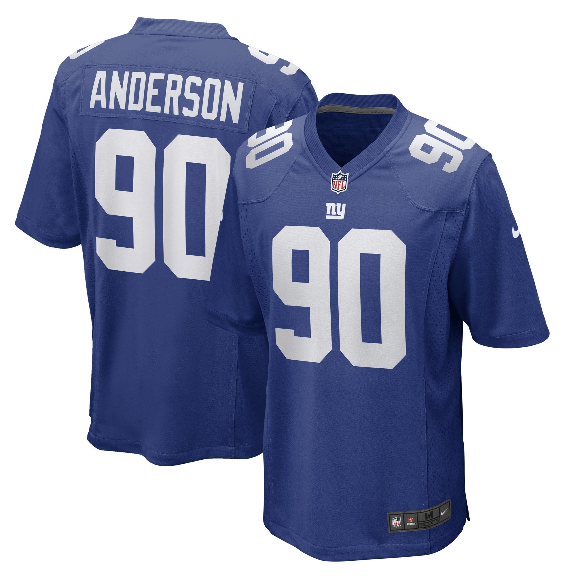 Ryder Anderson New York Giants Nike Game Player Jersey Royal