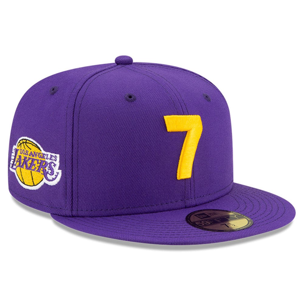 Los Angeles Lakers New Era x Compound 7 OTC 59FIFTY Fitted Hat - Purple