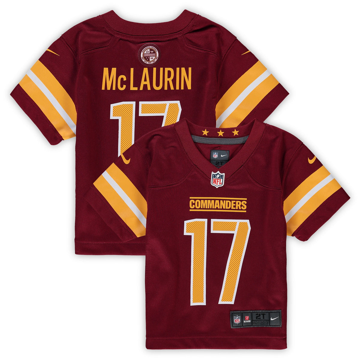 Terry McLaurin Washington Commanders Nike Toddler Game Jersey   Burgundy