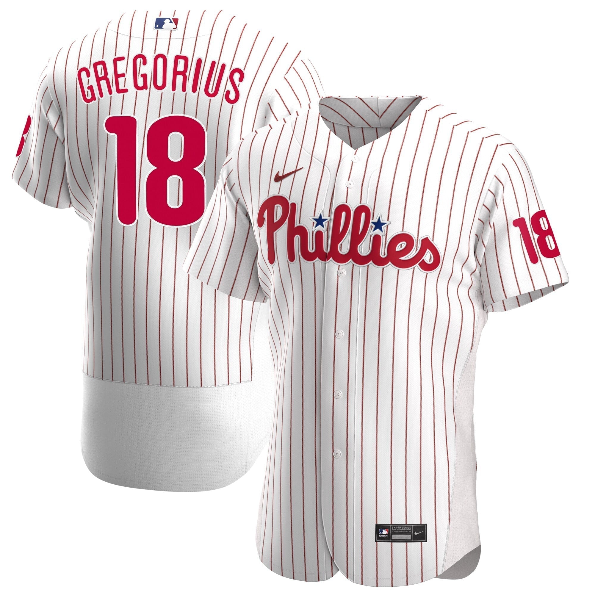 Men's Nike Didi Gregorius White Philadelphia Phillies Home Authentic Player Jersey