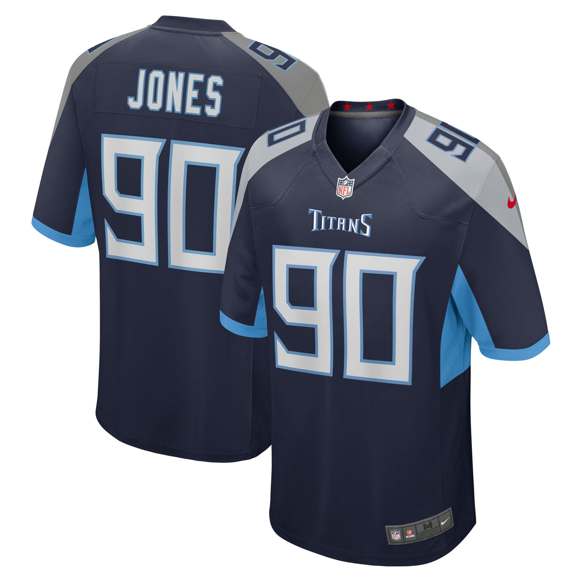 DaQuan Jones Tennessee Titans Nike Game Jersey   Navy