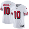 Jimmy Garoppolo San Francisco 49ers Nike Color Rush Vapor Untouchable Limited Player Jersey   White