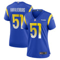 Zach VanValkenburg Los Angeles Rams Nike Women s Team Game Jersey   Royal