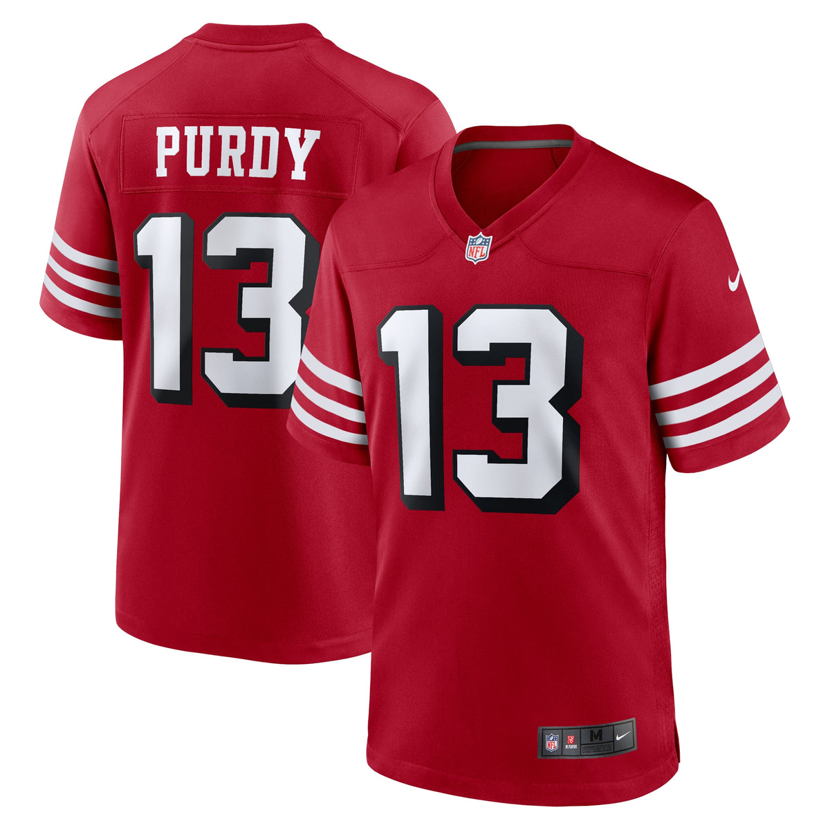 Brock Purdy San Francisco 49ers Nike Alternate Game Player Jersey   Scarlet