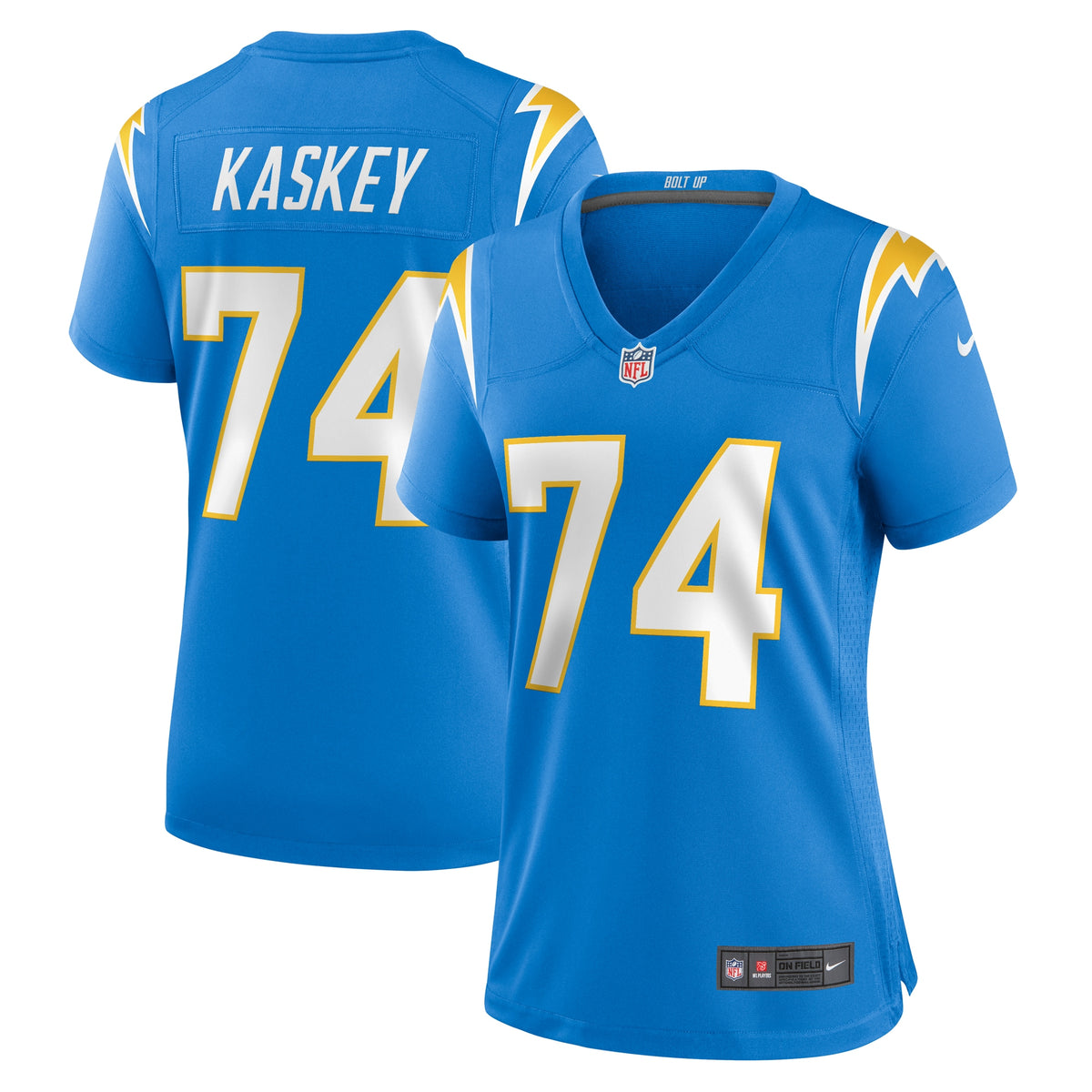 Matt Kaskey Los Angeles Chargers Nike Women s Team Game Jersey   Powder Blue