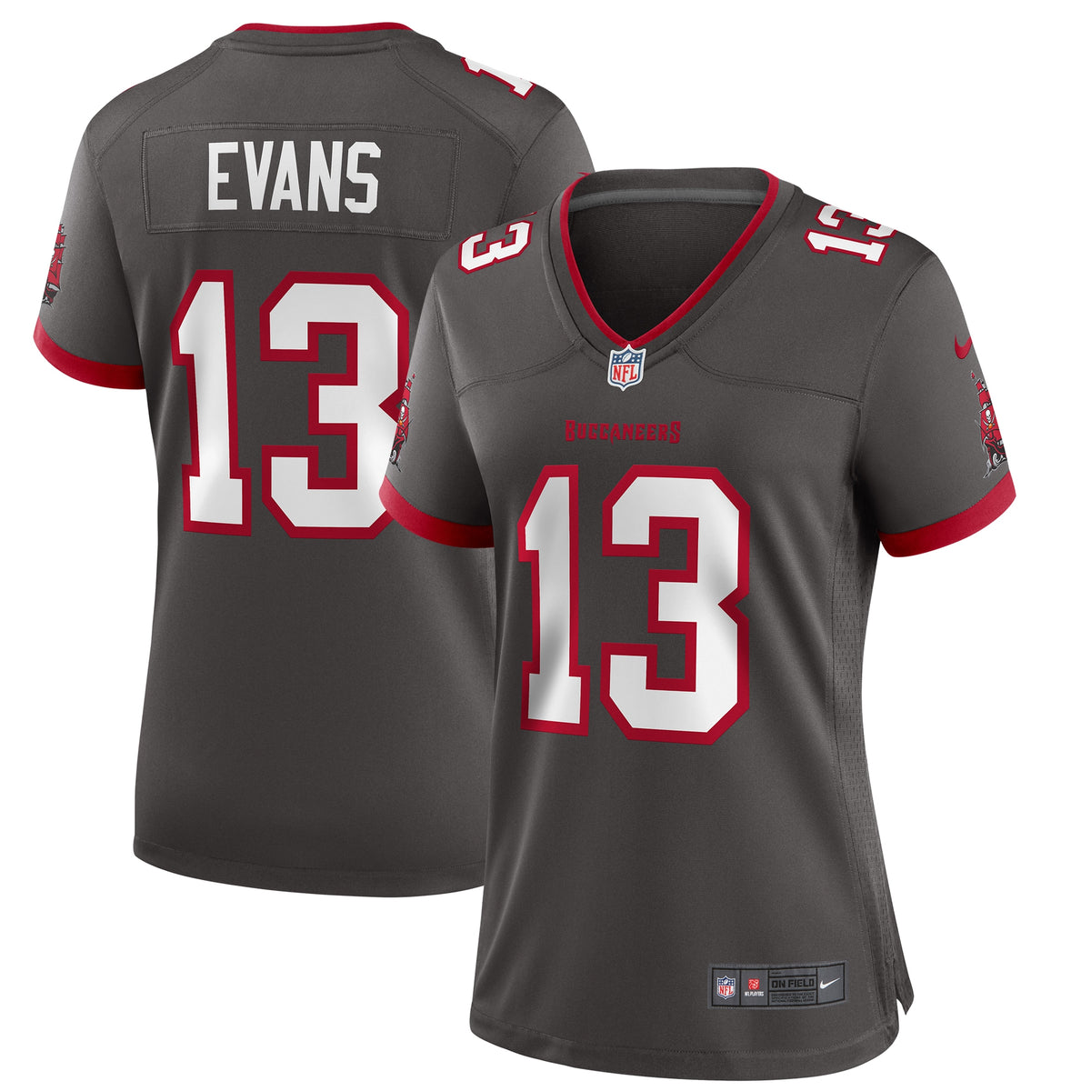Mike Evans Tampa Bay Buccaneers Nike Women s Alternate Game Jersey   Pewter