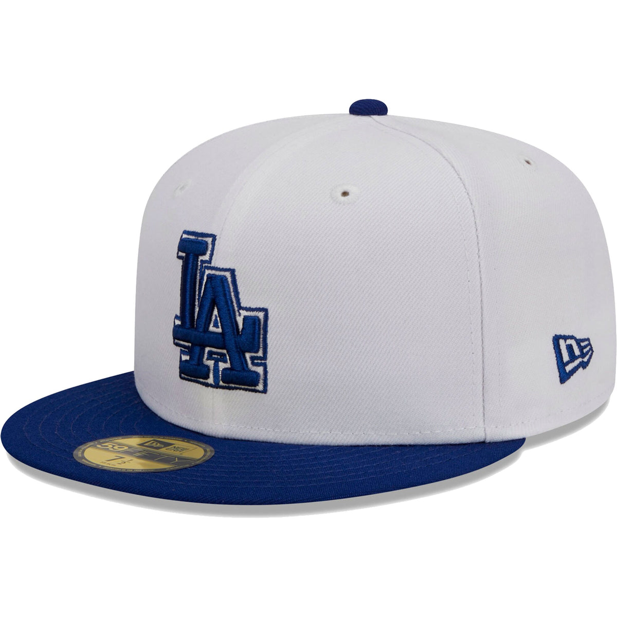 Los Angeles Dodgers New Era Optic 59FIFTY Fitted Hat - White/Royal