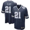 Ezekiel Elliott Dallas Cowboys Nike Game Team Jersey   Navy