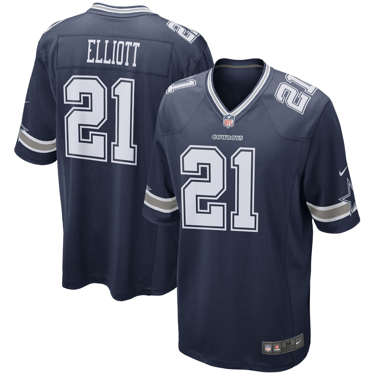 Ezekiel Elliott Dallas Cowboys Nike Game Team Jersey   Navy