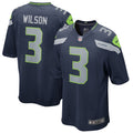 Russell Wilson Seattle Seahawks Nike Game Jersey College Navy